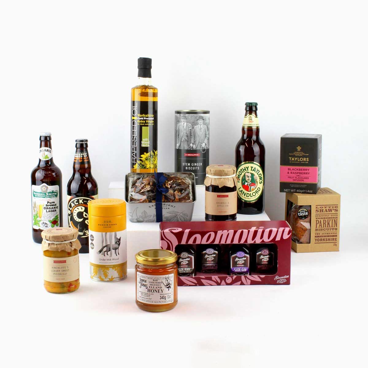 Hinchliffe's Luxury White Rose Finest Hamper