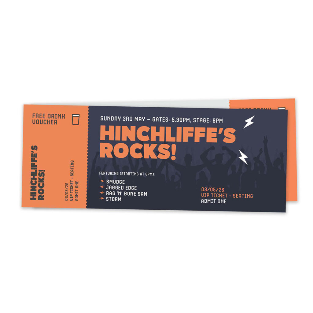 Hinchliffe's Rocks VIP Ticket